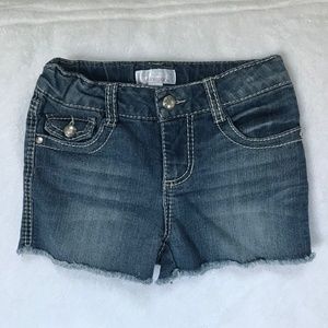 Xhilaration blue stretch cutoff Jean Shorts Girls Size 7 / 8 (Big Kids)